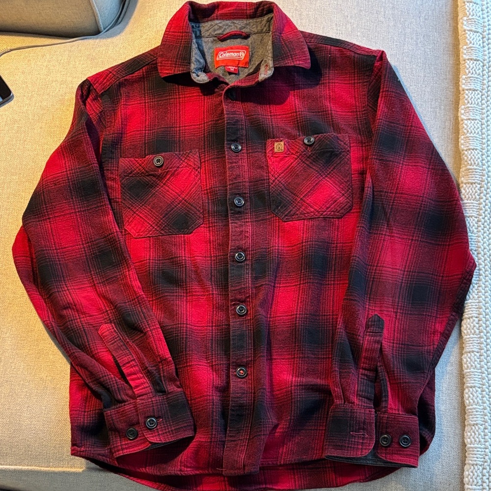 Coleman Red and Black Checkered Shirt